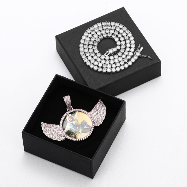 Naszyjnik skrzydła anioła z luksusowego kryształu, personalizowany, dostępny w 3 kolorach - Wianko - 21