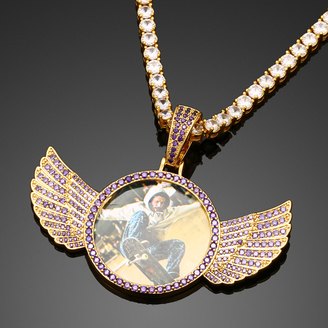 Naszyjnik skrzydła anioła z luksusowego kryształu, personalizowany, dostępny w 3 kolorach - Wianko - 8