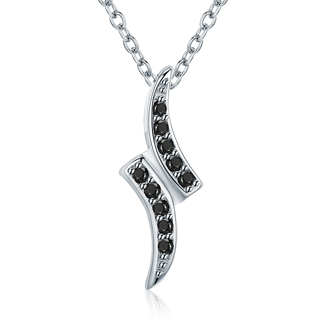 Szlachetny naszyjnik z nowego srebra 925 Fine Jewelry - trendy, idealny na ślub i zaręczyny - Wianko - 25