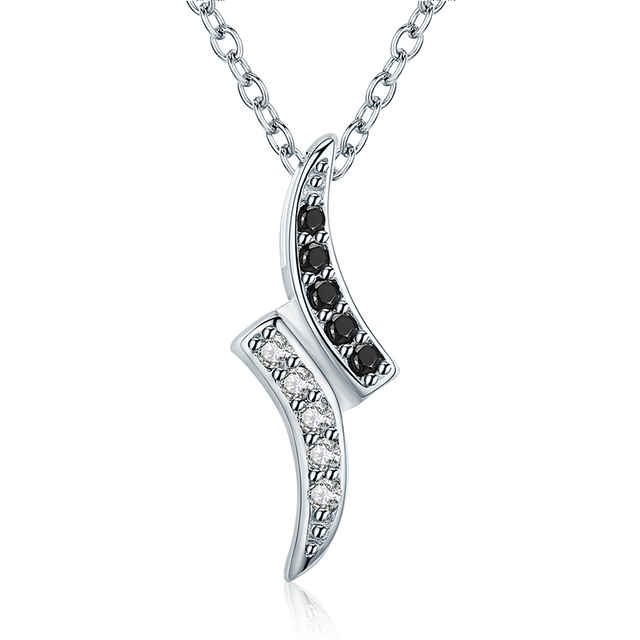Szlachetny naszyjnik z nowego srebra 925 Fine Jewelry - trendy, idealny na ślub i zaręczyny - Wianko - 26