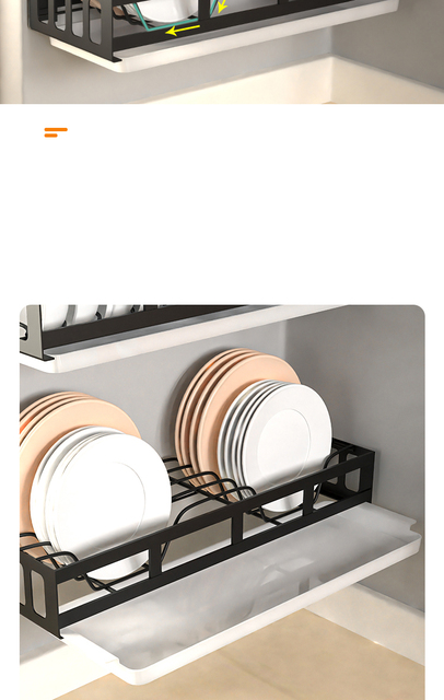Stojaki kuchenne zrobione ze stali nierdzewnej do montażu na ścianie, idealne do przechowywania zastawy stołowej i drobnych przedmiotów - Wianko - 10