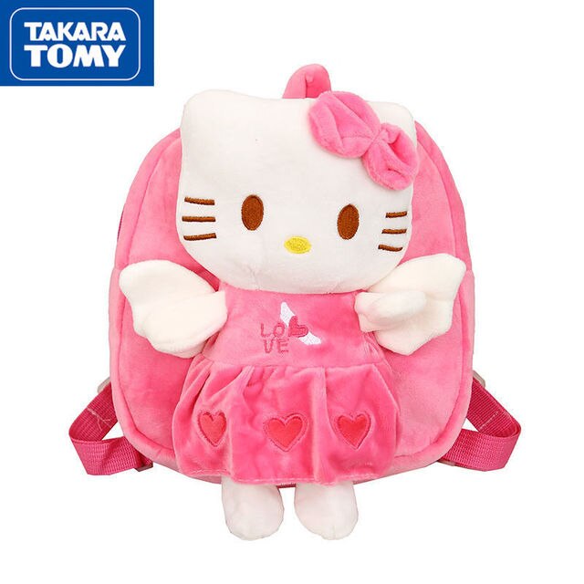 TAKARA TOMY Hello Kitty jesień/zima 2021 - Pluszowy tornister przedszkolny dla dzieci - Wianko - 5