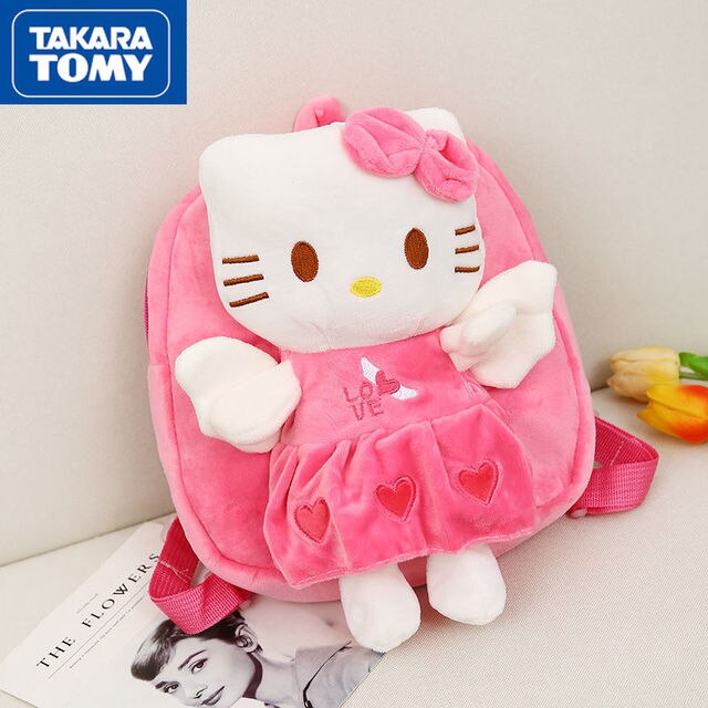 TAKARA TOMY Hello Kitty jesień/zima 2021 - Pluszowy tornister przedszkolny dla dzieci - Wianko - 4
