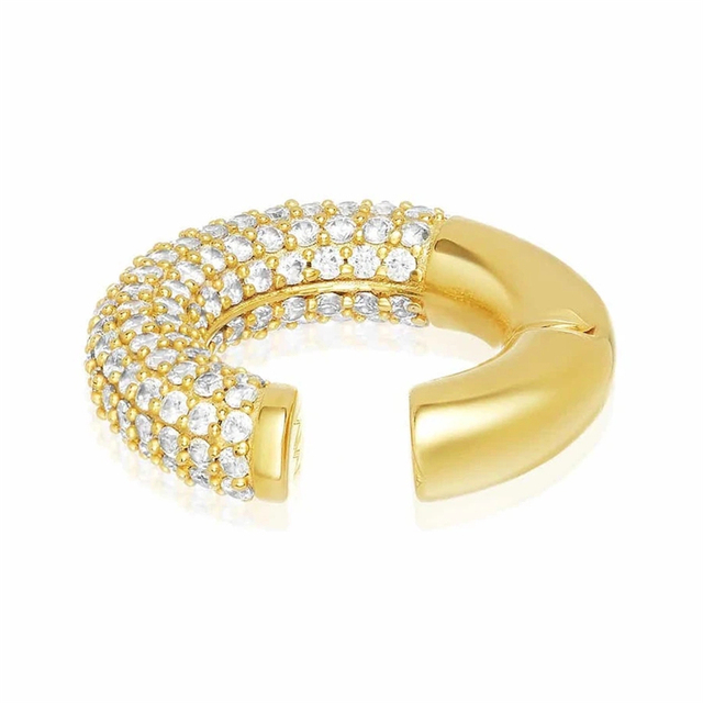 Klipsy dla kobiet ROXI miedź Ins Hot C w kształcie kryształów, modna biżuteria na 2021 rok - Wianko - 3