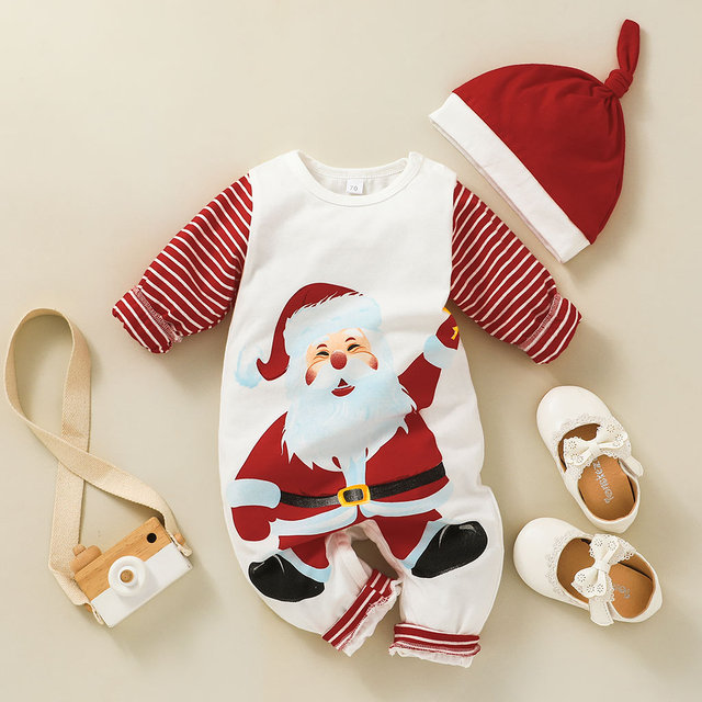 Dziecięcy Kombinezon Bożonarodzeniowy zimowy dla noworodka, jesiennej kolekcji 2021, 30 cali - Wianko - 2