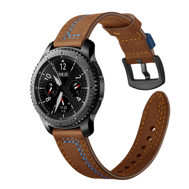 Pasek 45mm/41mm do Samsung Galaxy Watch 3 - skórzany zespół aktywny 2 bransoletka Watchband - Wianko - 11
