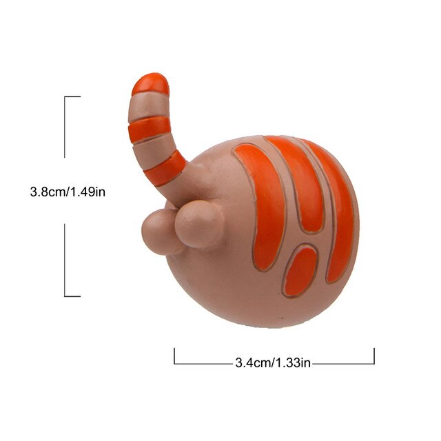Magnes na lodówkę kot Butt magnesy naklejki śliczna dekoracja 3D zabawny prezent 2021 - Wianko - 1