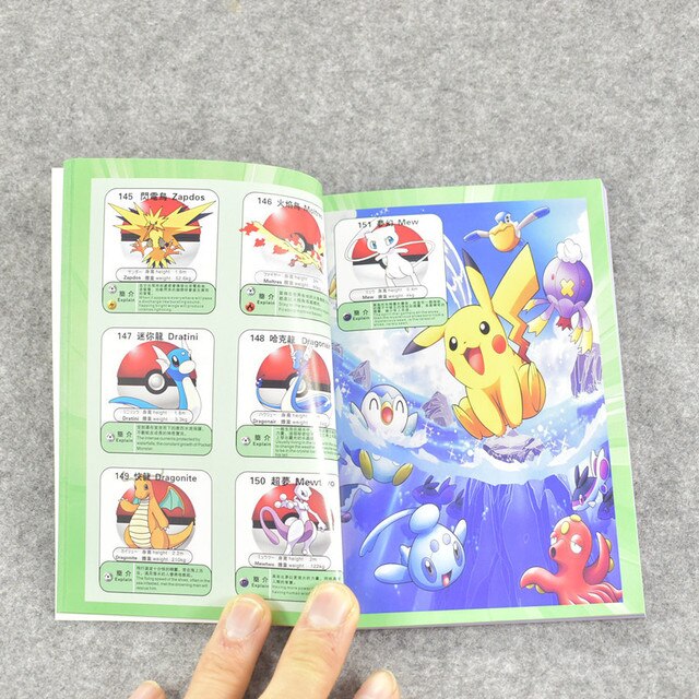 Figurka Pokemon typ rysunek chiński i angielski z ilustrowanymi książkami dla dzieci - Wianko - 11