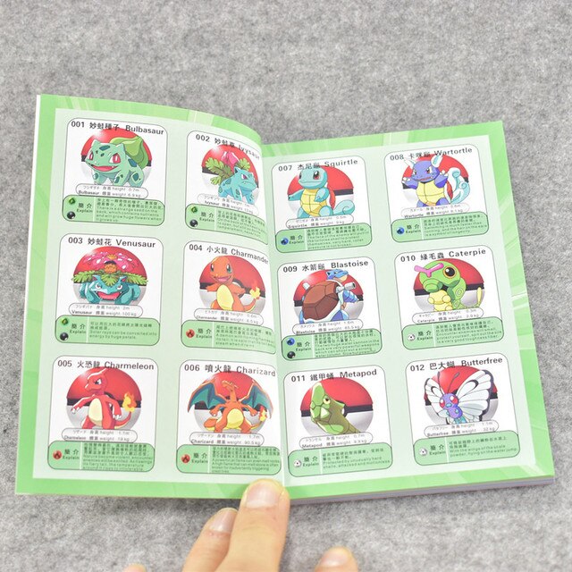Figurka Pokemon typ rysunek chiński i angielski z ilustrowanymi książkami dla dzieci - Wianko - 9