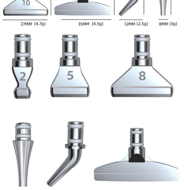 6szt New5D DIY Przybory do Malowania Diamentowego - Kryształowe Punkty Wiertła, Metalowe Głowice, Kwadratowe/Okrągłe Diamentowe Malowanie Ściegiem Krzyżykowym - Wianko - 21