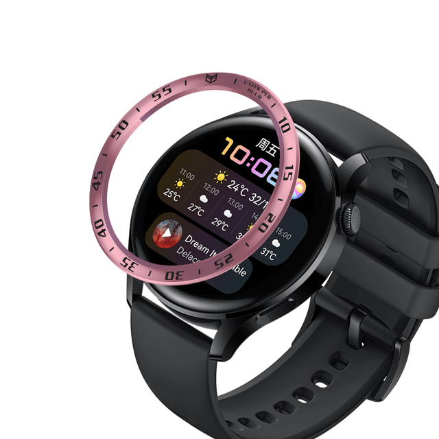 Zegarek Huawei 3 Smartwatch Pierścień Bezel Stal Nierdzewna Odporna na Zarysowania - Wianko - 14