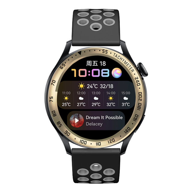 Zegarek Huawei 3 Smartwatch Pierścień Bezel Stal Nierdzewna Odporna na Zarysowania - Wianko - 21
