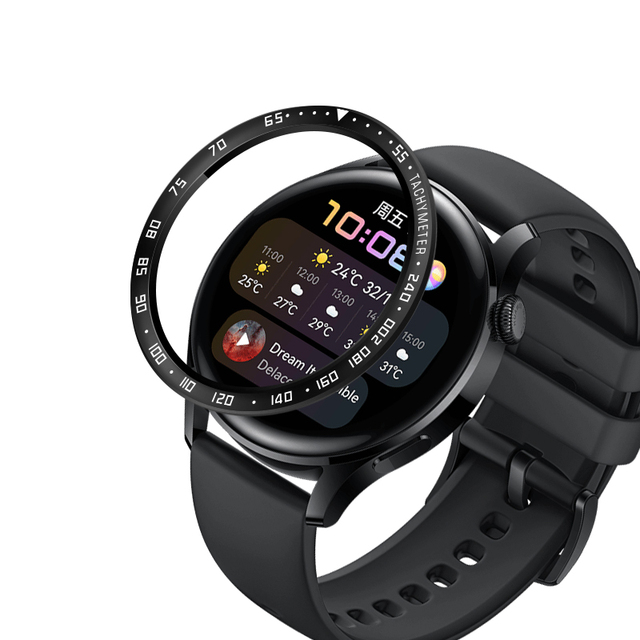 Zegarek Huawei 3 Smartwatch Pierścień Bezel Stal Nierdzewna Odporna na Zarysowania - Wianko - 20