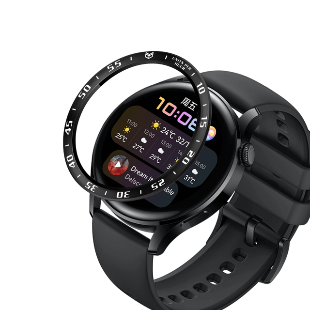 Zegarek Huawei 3 Smartwatch Pierścień Bezel Stal Nierdzewna Odporna na Zarysowania - Wianko - 8