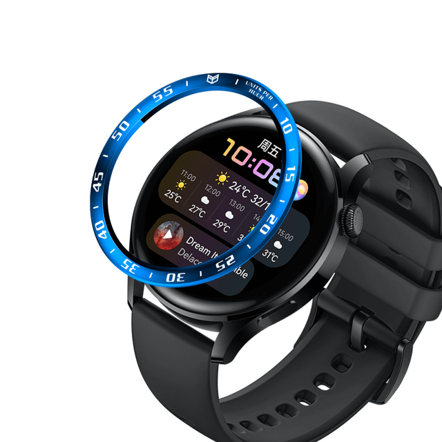 Zegarek Huawei 3 Smartwatch Pierścień Bezel Stal Nierdzewna Odporna na Zarysowania - Wianko - 18