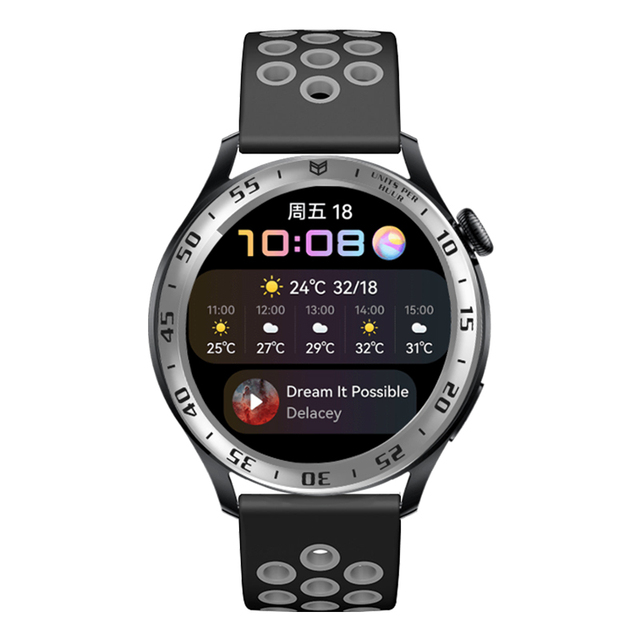Zegarek Huawei 3 Smartwatch Pierścień Bezel Stal Nierdzewna Odporna na Zarysowania - Wianko - 11