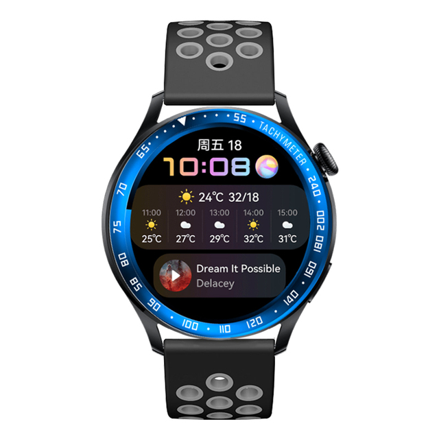 Zegarek Huawei 3 Smartwatch Pierścień Bezel Stal Nierdzewna Odporna na Zarysowania - Wianko - 29