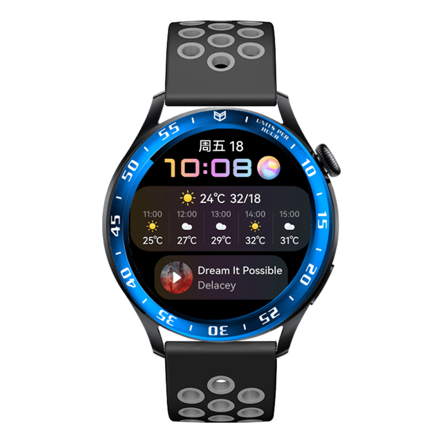 Zegarek Huawei 3 Smartwatch Pierścień Bezel Stal Nierdzewna Odporna na Zarysowania - Wianko - 17