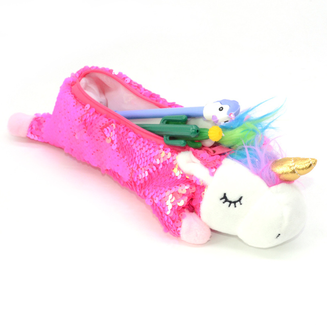 Pluszowy piórnik zwierząt Astuccio Kawaii Papeleria Etui penen dzieci Plumier Fille trousse scolaire Stylo School Estuche Dog.Pluszowy piórnik dziecięcy z motywem zwierząt - estetyczny i praktyczny - Wianko - 30