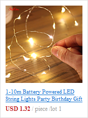 1M 2M 5M 10M mikro miedź drutu łańcuch lampek LED na baterię - światełka girlanda bożenarodzeniowe do dekoracji na przyjęcie (5z) - Wianko - 32