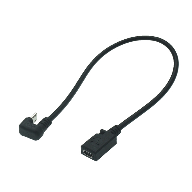 Przedłużacz USB 0.3M Micro z 180-stopniowym kątem w kształcie litery U, typu C-B, męski na żeński do tabletów i telefonów - Wianko - 11