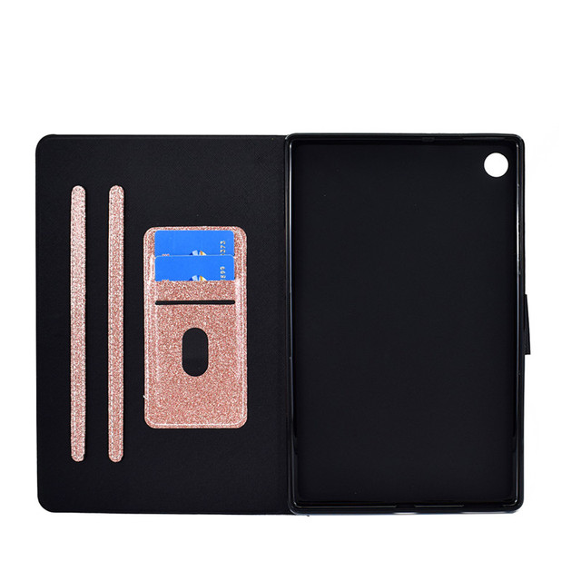 Etui na tablet Lenovo Tab M10 Case TB-X605X X505X Flip Funda M10 HD 2nd Gen 10.1 + długopis, miękka TPU, czarne - Wianko - 5