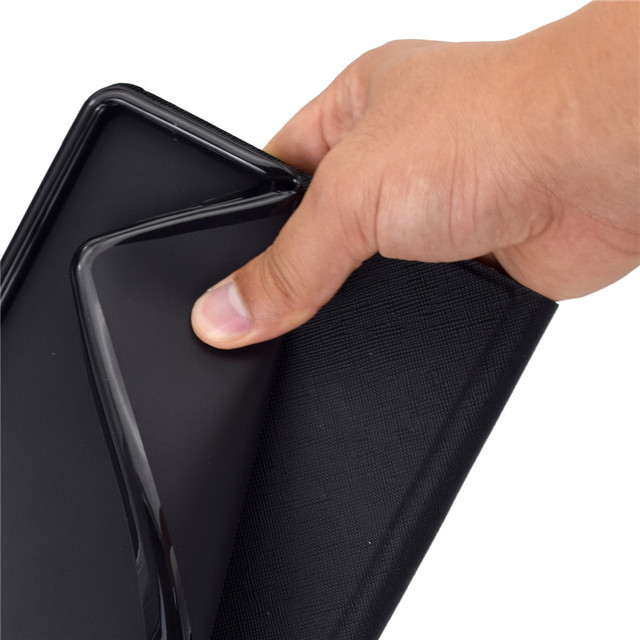 Etui na tablet Lenovo Tab M10 Case TB-X605X X505X Flip Funda M10 HD 2nd Gen 10.1 + długopis, miękka TPU, czarne - Wianko - 8