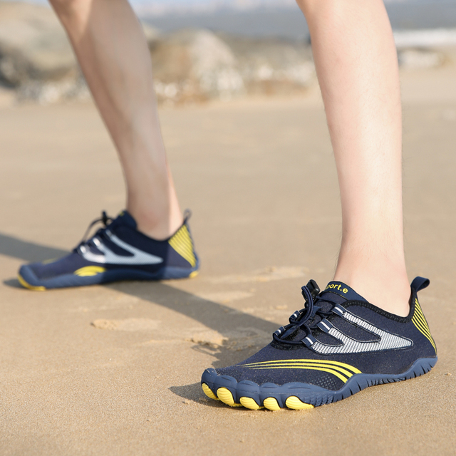 Unisex buty do sportów wodnych: elastyczne, szybkie, suche, antypoślizgowe, oddychające buty wędkarskie, do surfingu i na plażę - Wianko - 34