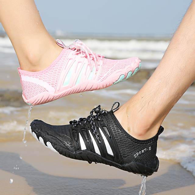 Unisex buty do sportów wodnych: elastyczne, szybkie, suche, antypoślizgowe, oddychające buty wędkarskie, do surfingu i na plażę - Wianko - 60