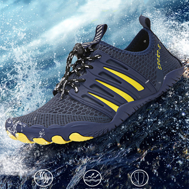Unisex buty do sportów wodnych: elastyczne, szybkie, suche, antypoślizgowe, oddychające buty wędkarskie, do surfingu i na plażę - Wianko - 38