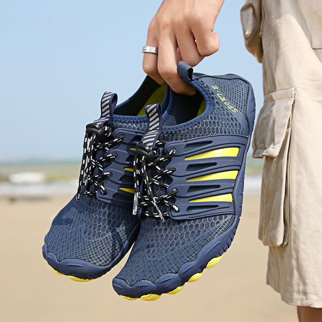 Unisex buty do sportów wodnych: elastyczne, szybkie, suche, antypoślizgowe, oddychające buty wędkarskie, do surfingu i na plażę - Wianko - 44