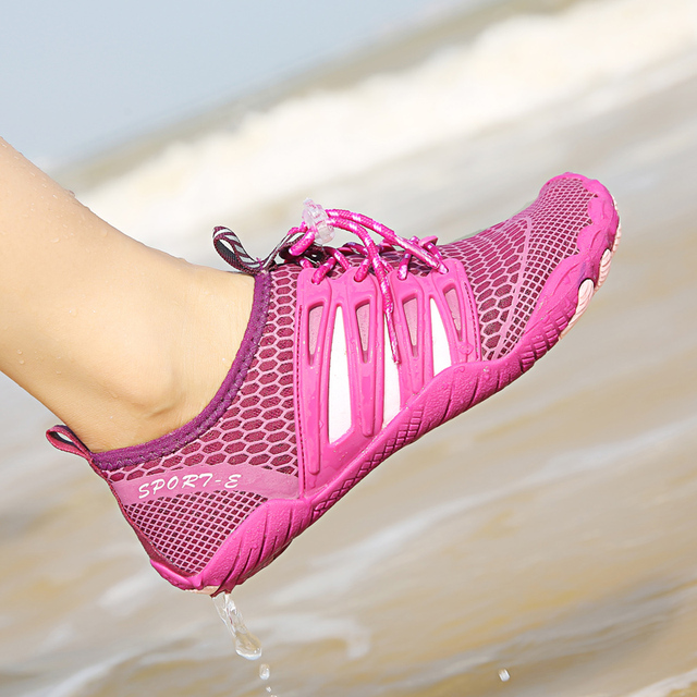 Unisex buty do sportów wodnych: elastyczne, szybkie, suche, antypoślizgowe, oddychające buty wędkarskie, do surfingu i na plażę - Wianko - 57