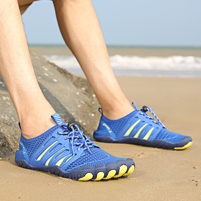 Unisex buty do sportów wodnych: elastyczne, szybkie, suche, antypoślizgowe, oddychające buty wędkarskie, do surfingu i na plażę - Wianko - 53