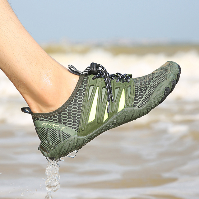 Unisex buty do sportów wodnych: elastyczne, szybkie, suche, antypoślizgowe, oddychające buty wędkarskie, do surfingu i na plażę - Wianko - 54