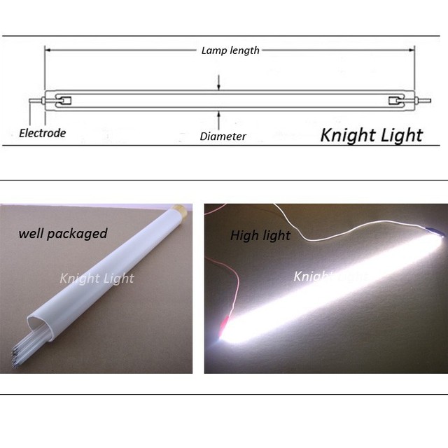 Uniwersalna lampa CCFL o szerokości 24 cali, 544 mm * 2.4 mm, 10 sztuk dla monitorów LCD - Wianko - 1