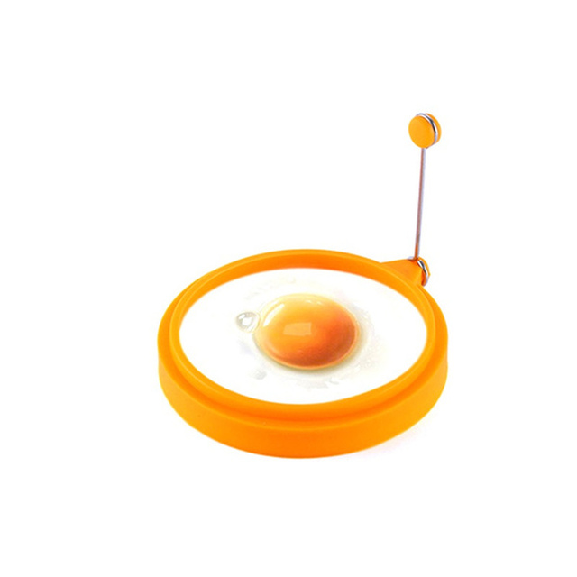 Pierścień do jajek i naleśników z formą na smażone omlety i jajka, wykonany z bezpiecznego, nietłukącego się silicone o wysokiej jakości spożywczej, losowy kształt - Wianko - 19