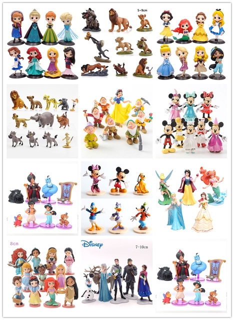 Disney Frozen 2 - zestaw lalkowy Elsa, Anna, Olaf, Christopher, Sven, Książę - ręcznie wykonane dekoracje - idealny prezent na urodziny dla dziewczynki - Wianko - 11