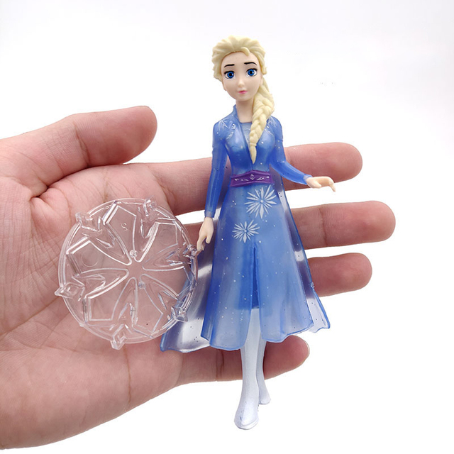 Disney Frozen 2 - zestaw lalkowy Elsa, Anna, Olaf, Christopher, Sven, Książę - ręcznie wykonane dekoracje - idealny prezent na urodziny dla dziewczynki - Wianko - 7
