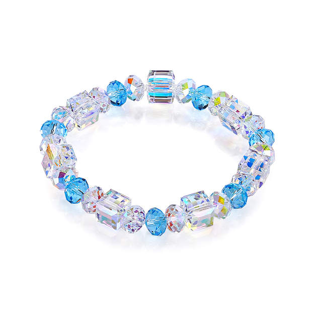 Bransoletka z koralikami BAFFIN Charm z kryształami Swarovskiego - luksusowe kamienie Strand bransoletka dla kobiet - Wianko - 10