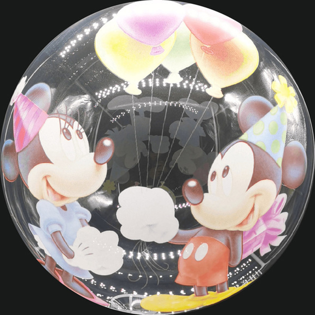 20 cali Disney przezroczysty balon święcący Minnie Mickey Disney księżniczka mrożone drukowanie balon - dekoracje na przyjęcie urodzinowe dla dzieci - Wianko - 5