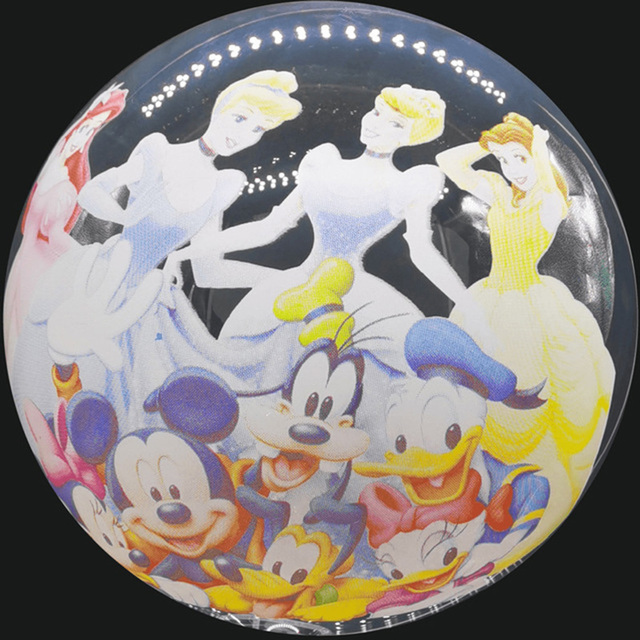 20 cali Disney przezroczysty balon święcący Minnie Mickey Disney księżniczka mrożone drukowanie balon - dekoracje na przyjęcie urodzinowe dla dzieci - Wianko - 6