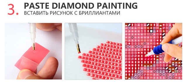 Zestaw do szycia pełna wiertła haft mozaika obraz - 5D DIY Diamentowa Choinka na Samochodzie - Nowy Rok Prezent - Wianko - 18