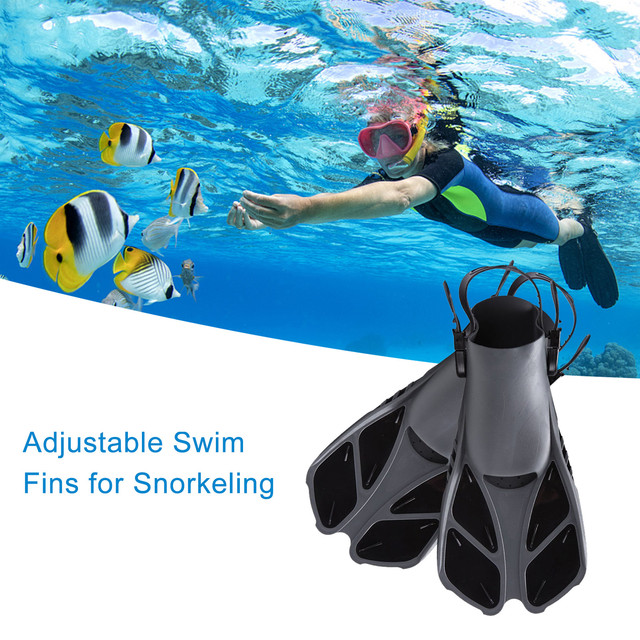 Płetwy pływackie dla dorosłych i dzieci Snorkeling Foot Flippers - Wianko - 11