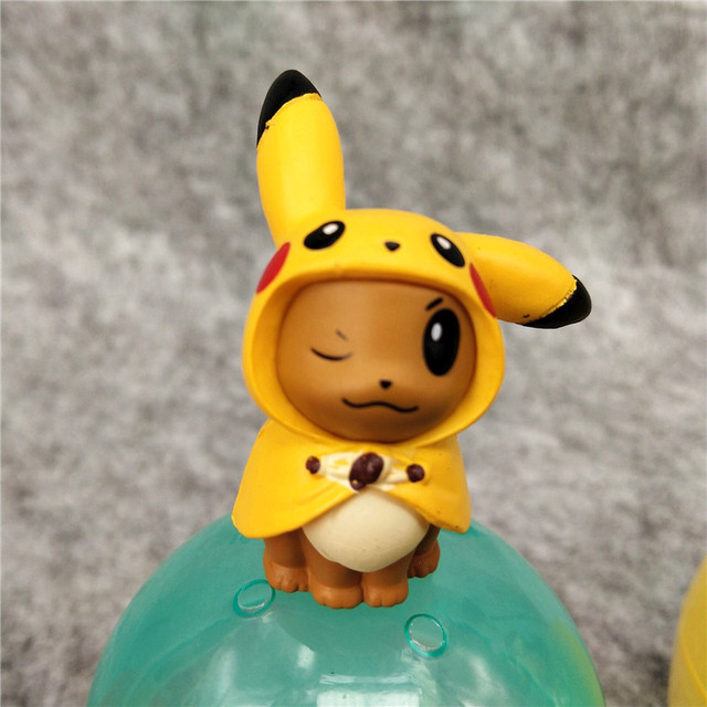 Zestaw figurkowych lalek Pokemon Monster Anime: Pikachu, Piplup, Psyduck, Slowbro, sowa Eevee - 6 sztuk - Wianko - 7