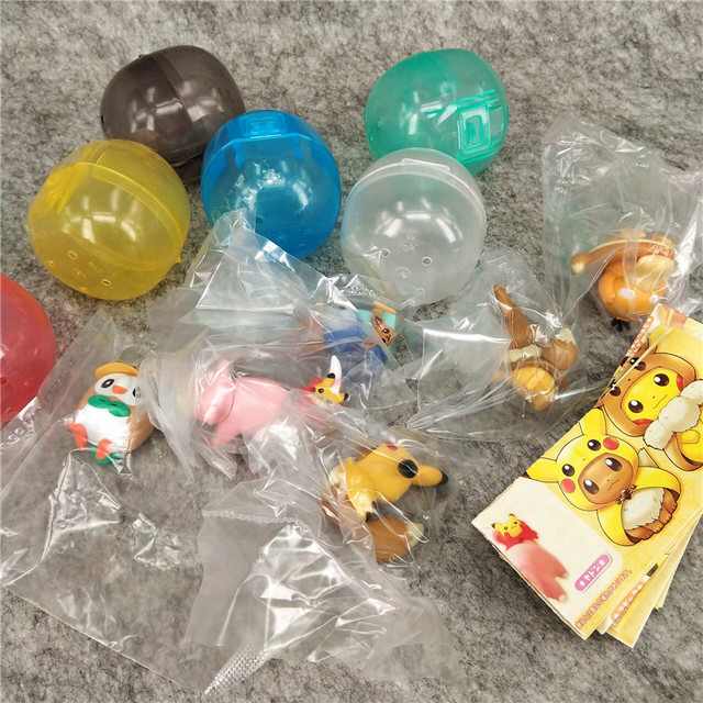 Zestaw figurkowych lalek Pokemon Monster Anime: Pikachu, Piplup, Psyduck, Slowbro, sowa Eevee - 6 sztuk - Wianko - 4