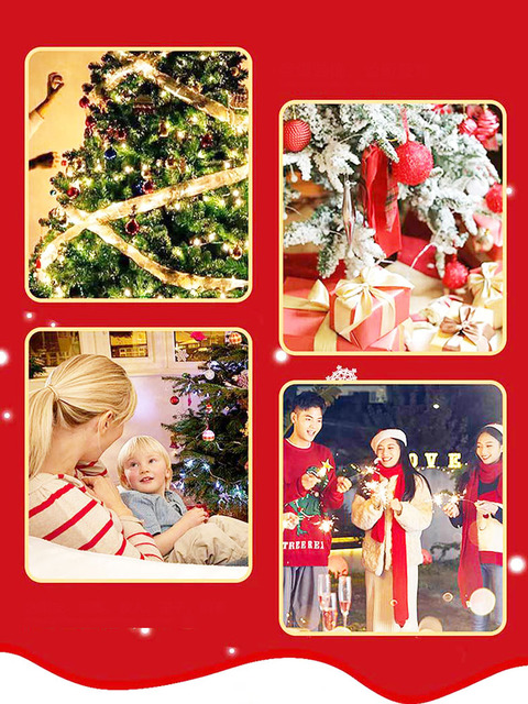 Prostokątne kartonowe pudełko na prezenty bożonarodzeniowe - 50 części, kreatywne, festiwalowe - Wianko - 8