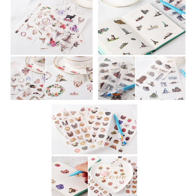 Naklejki PVC przezroczyste z motywem pięknego motyla do kreatywnej dekoracji - 6 arkuszy - Wianko - 9