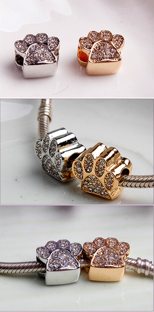 Wisiorek Fit Pan Charms - bransoletka koraliki DIY z kryształowymi Bow Knot i sercem dla kobiet - list miłości - Wianko - 8