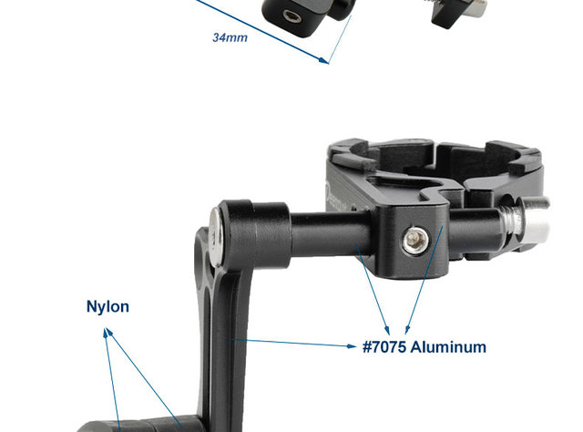 Ultralekki uchwyt stabilizatora łańcucha MTB Sing-Disc CNC - Wianko - 14