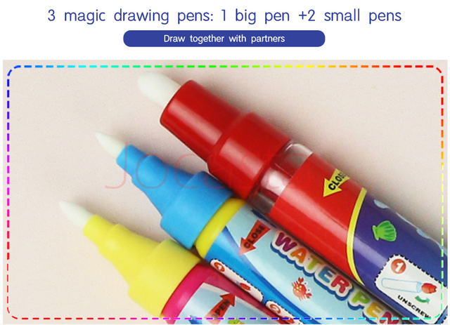 Dywanek Doodle dla dzieci - zestaw do rysowania na wodzie z długopisami - Wianko - 6